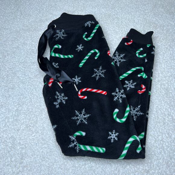Holiday Candy Cane Soft Sleep Pants Small - Picture 1 of 11